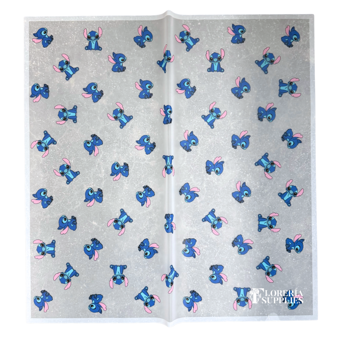 Stitch White Floral Wrapping Paper