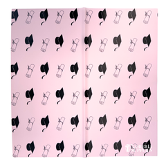 Pink Graduation Floral Wrapping Paper