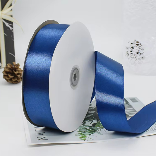 1.5” 100 Yard Single Sided Ribbon - Navy Blue