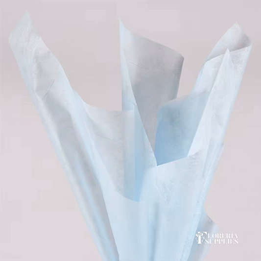 Blue Cotton Tissue Paper - 36 Sheets 44x58cm