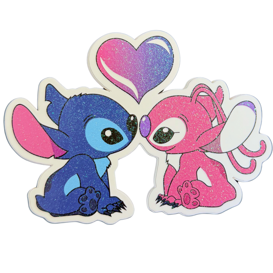 Stitch And Angel Toppers