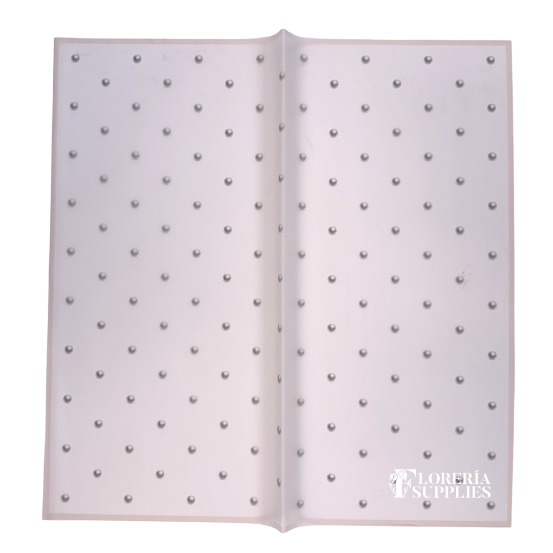 Pink PolkaDot Floral Wrapping Paper