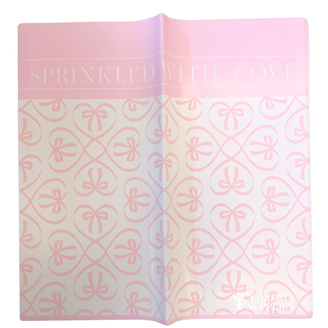 Sprinkled With Love Pink Floral Wrapping Paper