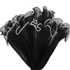 Pearl Mesh - Black 4.5 Yards