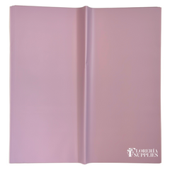 Mauve Semi Transparent Floral Wrapping Paper