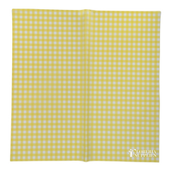 Gingham Print - Yellow