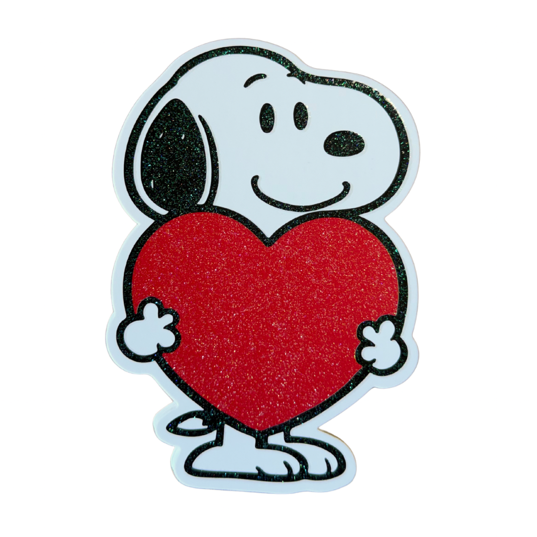 Snoopy Standing Heart Toppers