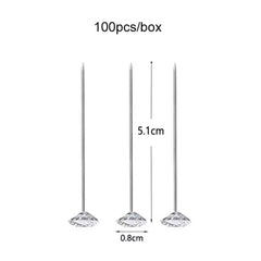 Diamond Pins - Medium 100 Pieces