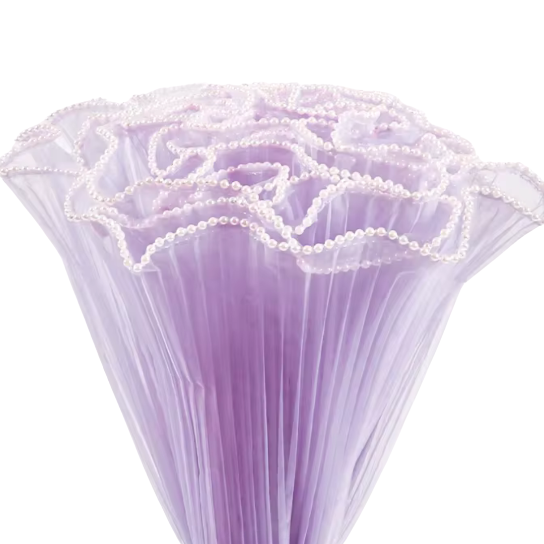 Pearl Mesh - Purple 4.5 Yards