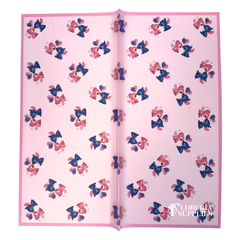 Stitch and Angel Pink Floral Wrapping Paper