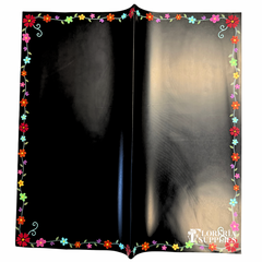 Frida Black Floral Wrapping Paper