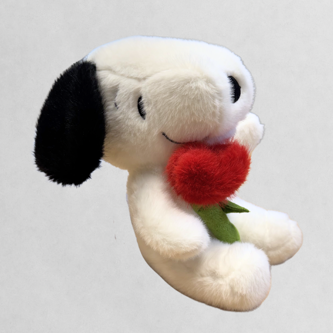 Snoopy W/ Rose Plush