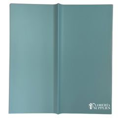 Icy Blue Semi Transparent Floral Wrapping Paper