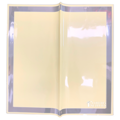 Clear Frame Floral Wrapping Paper - Yellow