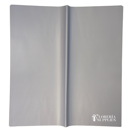 Plum Purple Solid Floral Translucent Paper