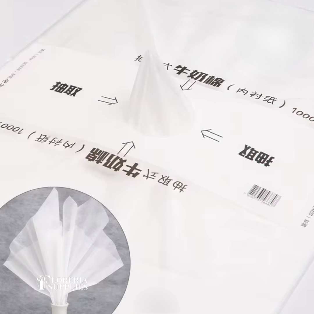 White Cotton Tissue Paper - 36 Sheets 44x58cm
