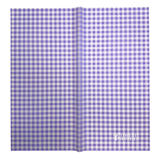 Gingham Print - Purple