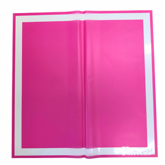 Clear Frame Floral Wrapping Paper - Hot Pink