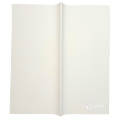 White Solid Floral Wrapping Paper