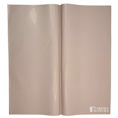 Nude Solid Floral Wrapping Paper