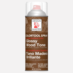 Glossy Wood Tone Color Spray