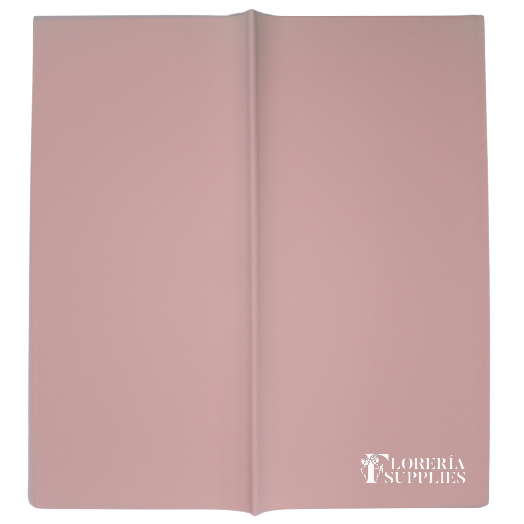 Light Pink Semi-Transparent Floral Wrapping Paper