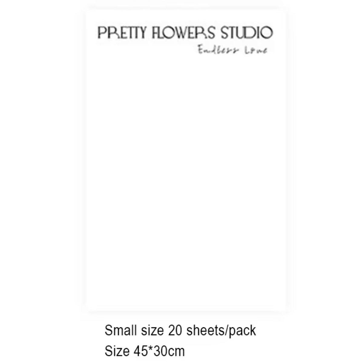 Pretty Flower Studio Accent Sheets