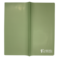 Hunter Green Solid Floral Wrapping Paper