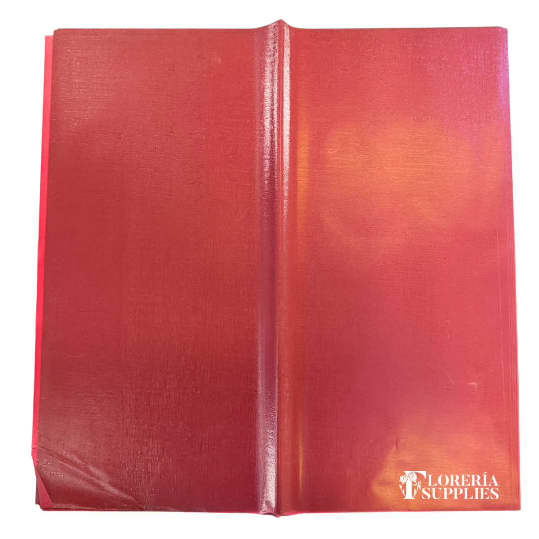 Shimmer Burgundy Floral Wrapping Paper