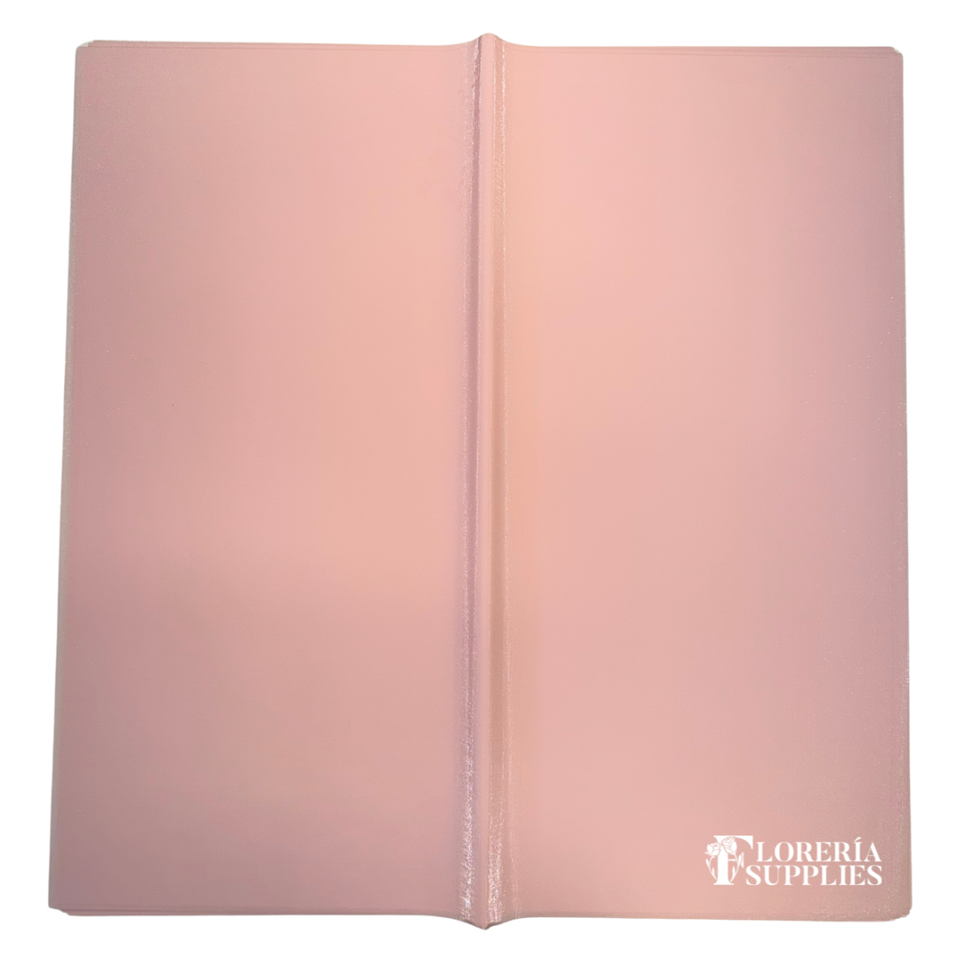 Shimmer Pink Floral Wrapping Paper