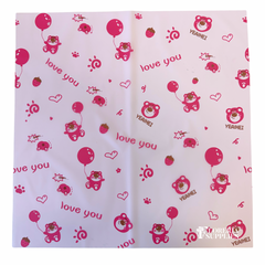 Pink Lotso Floral Wrapping Paper