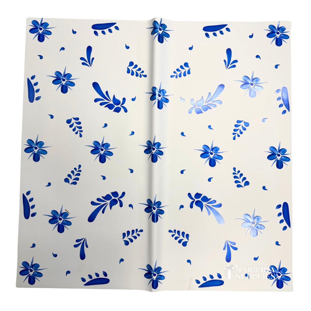 Agave White Floral Wrapping Paper