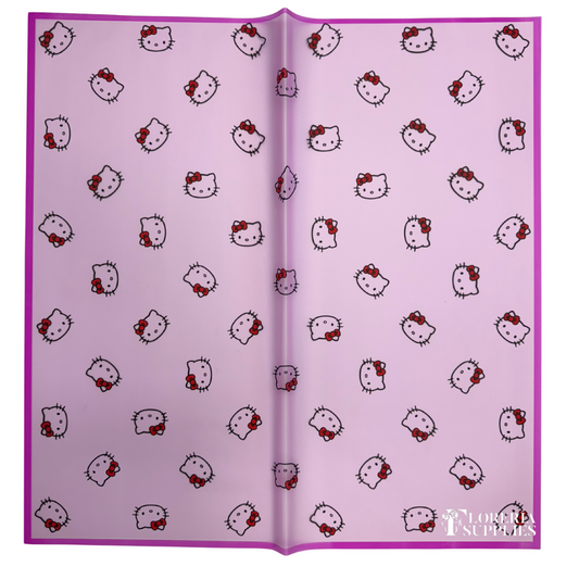 Hk Fuchsia Floral Wrapping Paper