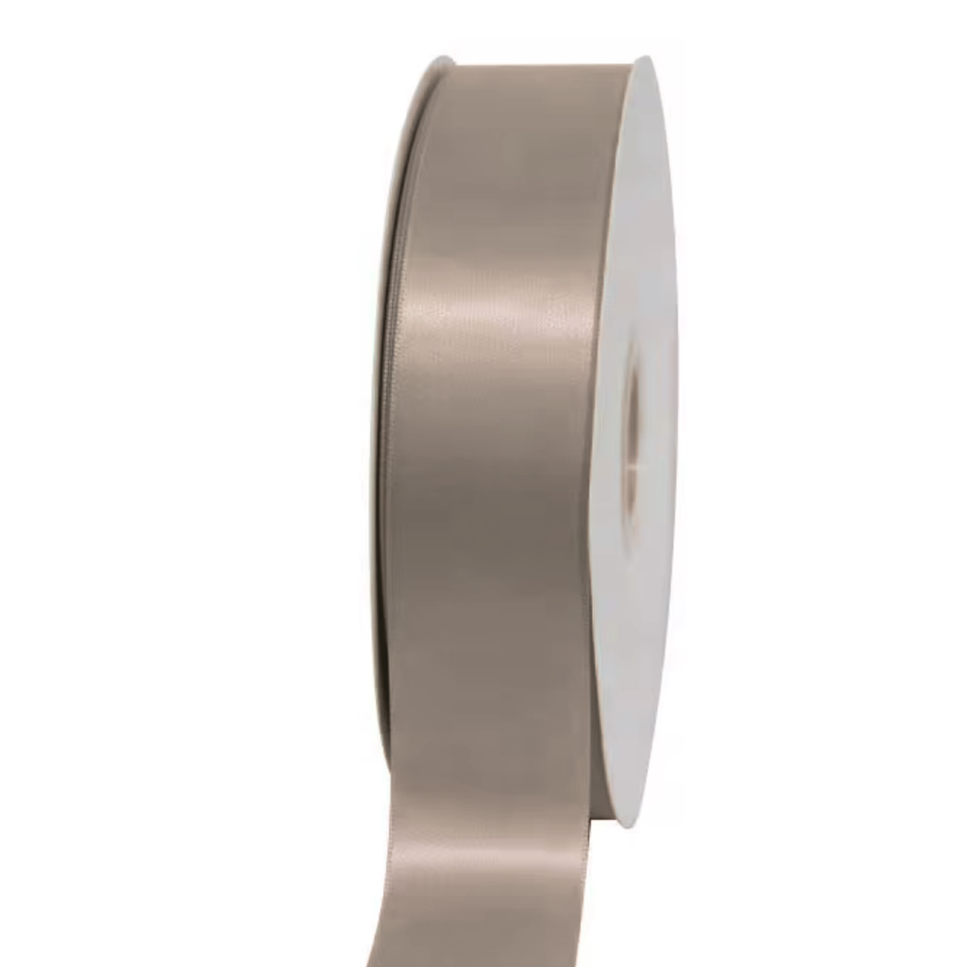 100 Yard Double Sided 1.5" Ribbon - Coffee
