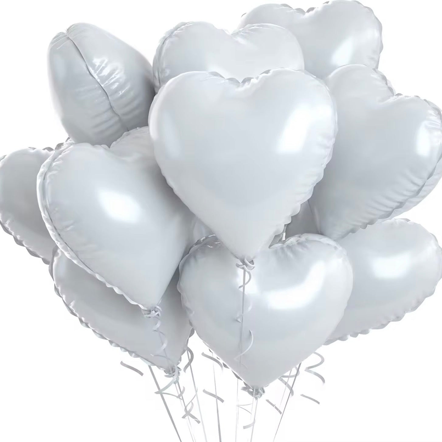 18” Heart Balloons - 10PK