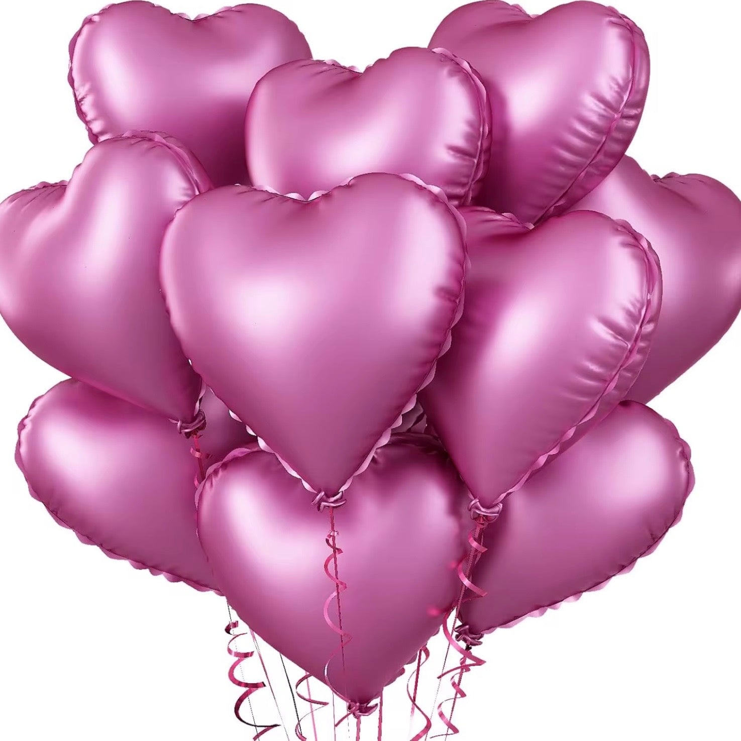 18” Heart Balloons - 10PK