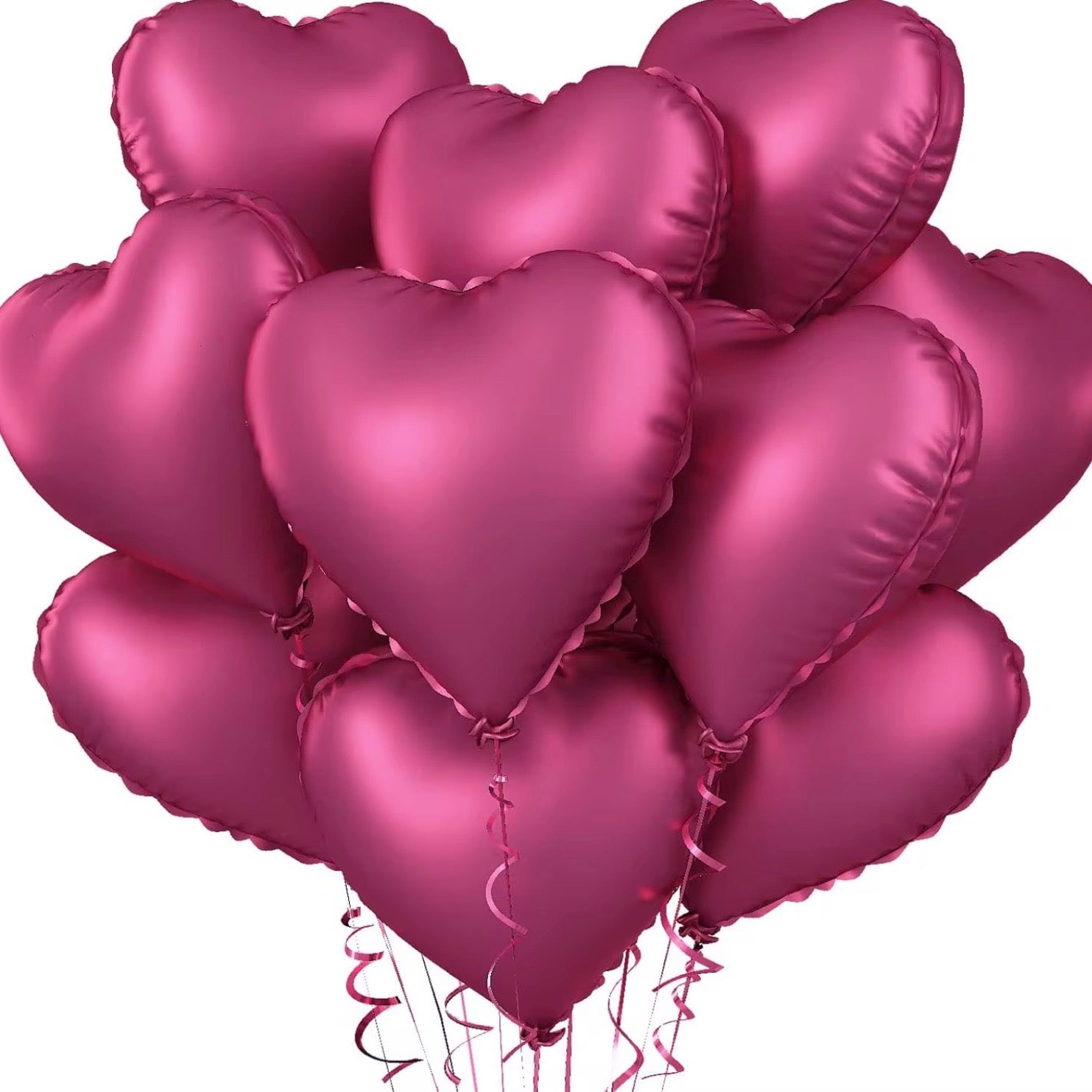 18” Heart Balloons - 10PK