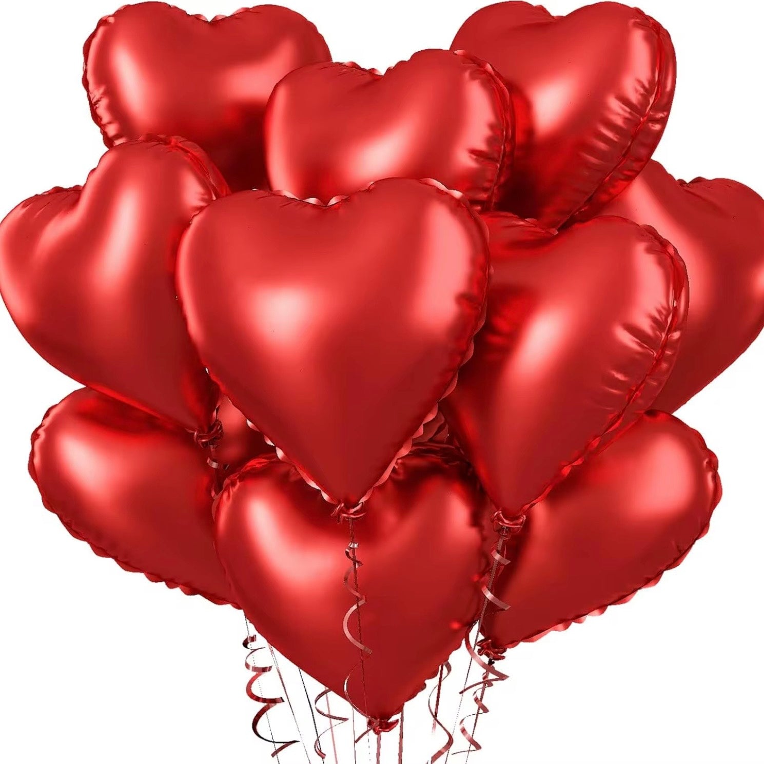 18” Heart Balloons - 10PK